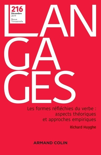 Emprunter Langages N° 216 4/2019 : Les formes réfléchies du verbe. Aspects théoriques et approches empiriques livre