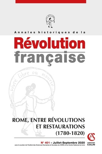 Emprunter Annales historiques de la Révolution française N° 401, juillet-septembre 2020 : Rome, entre révoluti livre
