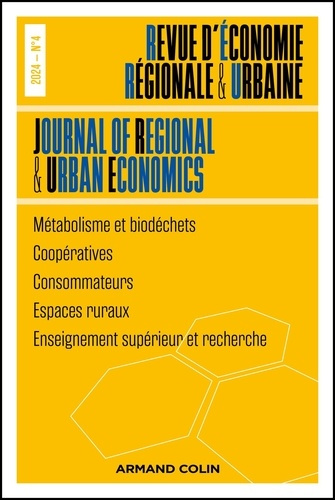 Emprunter Revue d'économie régionale et urbaine N° 4/2024 livre