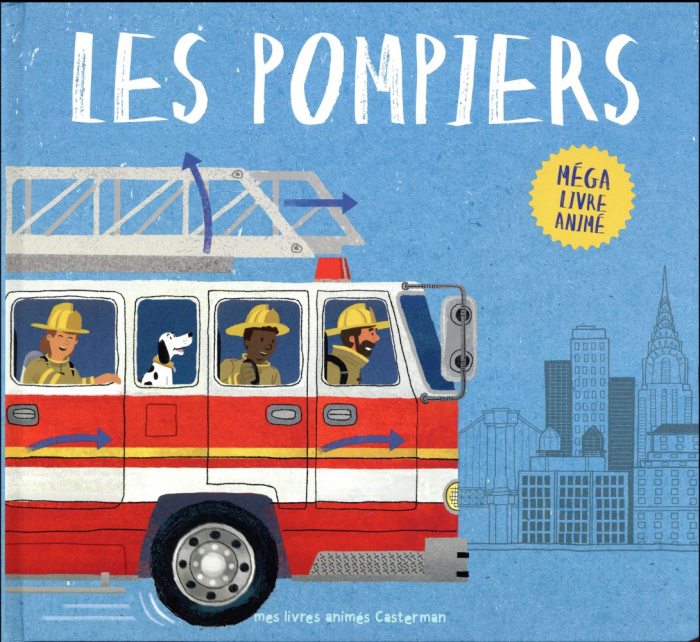 Emprunter Les pompiers. Méga livre animé livre