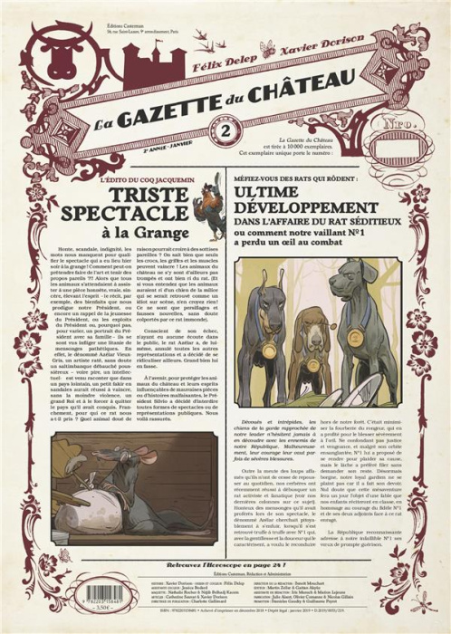 Emprunter Le Château des animaux : La gazette du Château N° 2 livre