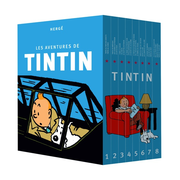 Emprunter Les Aventures de Tintin Intégrale : Coffret en 8 volumes livre