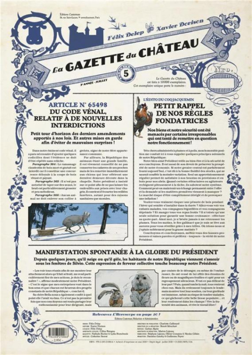 Emprunter Le Château des animaux : La gazette du Château N° 5 livre