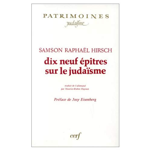 Emprunter Dix-neuf épîtres sur le judaïsme livre