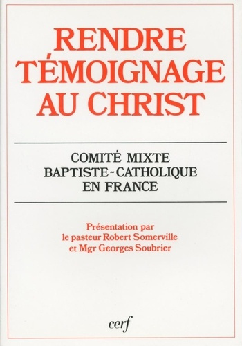 Emprunter Rendre témoignage au Christ livre