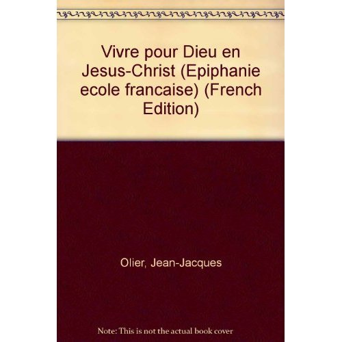 Emprunter Vivre pour Dieu en Jésus-Christ livre