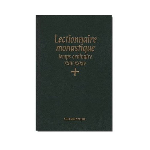 Emprunter Lectionnaire monastique de l'office divin. Tome 6, Le temps ordinaire, Edition bilingue français-lat livre