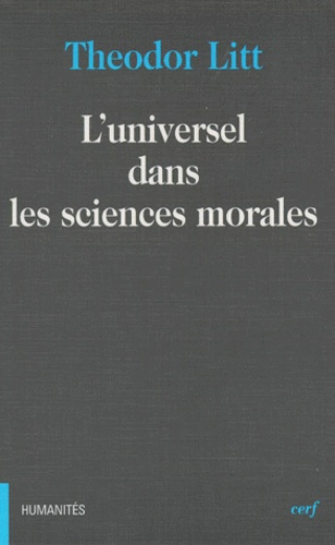 Emprunter L'universel dans les sciences morales livre