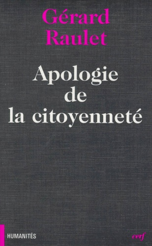 Emprunter Apologie de la citoyenneté livre