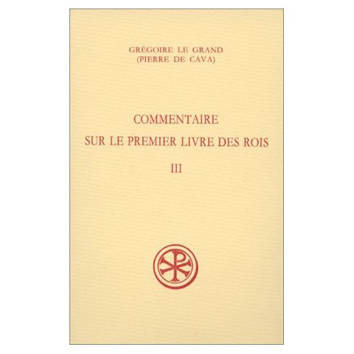 Emprunter Commentaire sur le premier livre des Rois Tome 3 : III, 38-IV, 78 livre