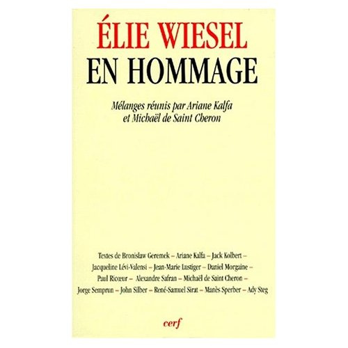 Emprunter Elie Wiesel en hommage livre