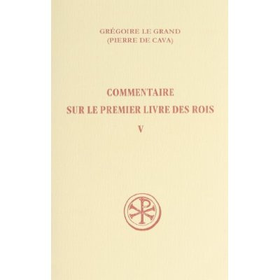 Emprunter Commentaire sur le Premier Livre des Rois. Tome 5 (V, 1-212) livre