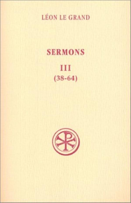 Emprunter Sermons tome 3. 38-64 livre