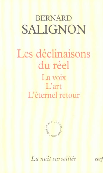 Emprunter Les déclinaisons du réel livre