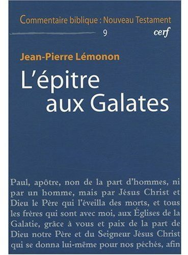 Emprunter L'épître aux Galates livre