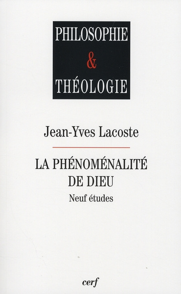 Emprunter La phénoménalité de Dieu. Neuf études livre