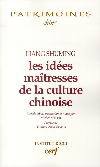 Emprunter Les idées maîtresses de la culture chinoise livre