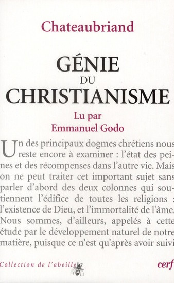 Emprunter Génie du christianisme, lu par Emmanuel Godo livre