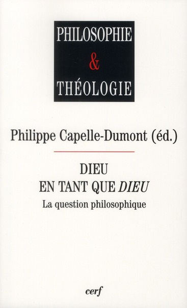 Emprunter Dieu en tant que Dieu. La question philosophique livre