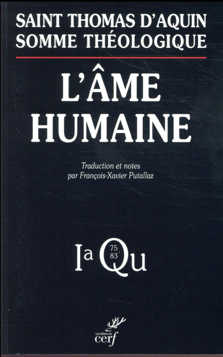 Emprunter L'âme humaine. Somme Théologique 1a, Question 75-83 livre