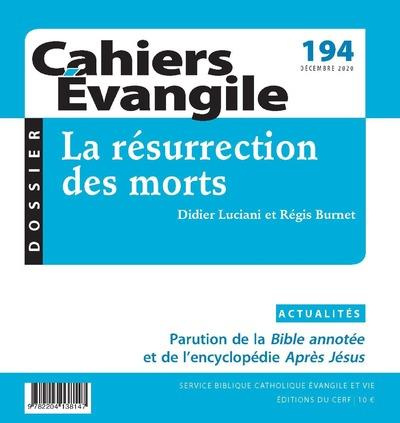 Emprunter Cahiers Evangile N° 194, décembre 2020 : La résurrection des morts livre