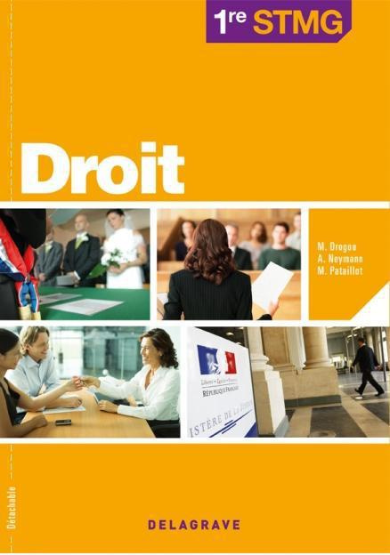Emprunter Droit 1e STMG. Livre de l'élève livre