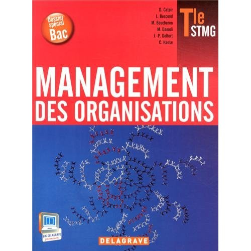 Emprunter Management des organisations Tle STMG livre