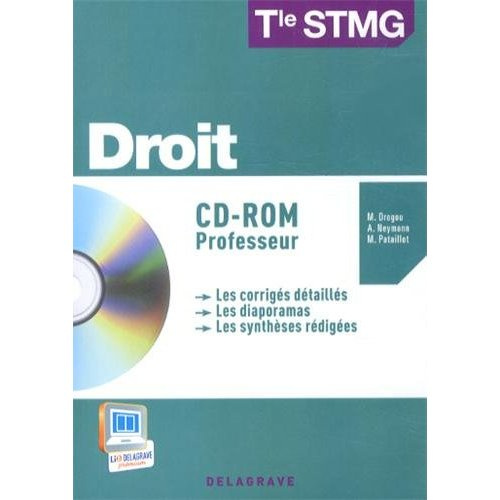 Emprunter Droit Tle STMG. 1 CD-ROM livre