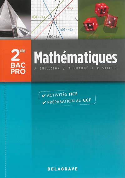 Emprunter Mathématiques 2e Bac Pro livre