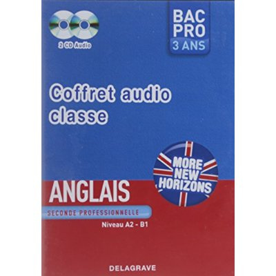 Emprunter Coffret More new horizons Anglais Seconde Professionnelle audio classe Bac Pro 3 ans. 2 Cd Audio, Ni livre