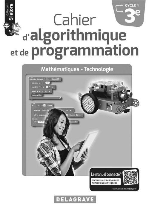Emprunter Cahier d'algorithmique et de programmation 3e. Livre du professeur, Edition 2018 livre