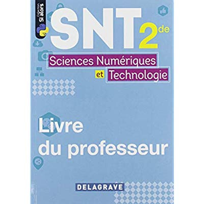 Emprunter Sciences numériques et technologie 2de. Livre du professeur, Edition 2019 livre