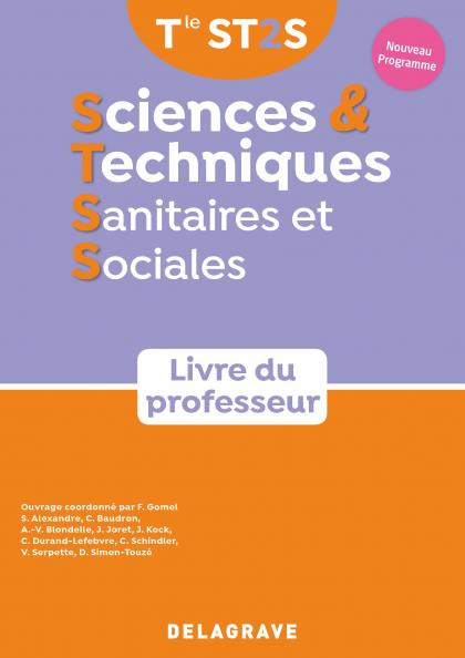 Emprunter Sciences & techniques sanitaires et sociales Tle ST2S. Livre du professeur, Edition 2020 livre