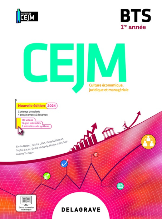 Emprunter Culture économique, juridique et managériale. BTS 1re année, Edition 2024 livre
