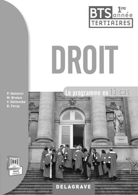 Emprunter Droit 1e année BTS. Professeur livre