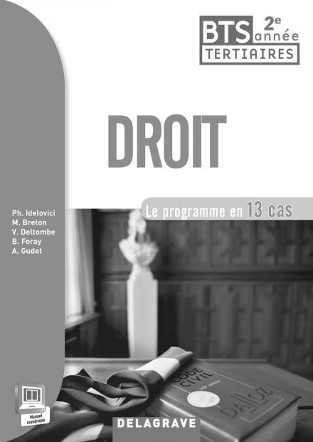 Emprunter Droit 2e année BTS. Livre du professeur 2015 livre