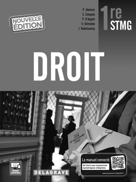 Emprunter Droit 1re STMG. Livre du professeur, Edition 2016 livre