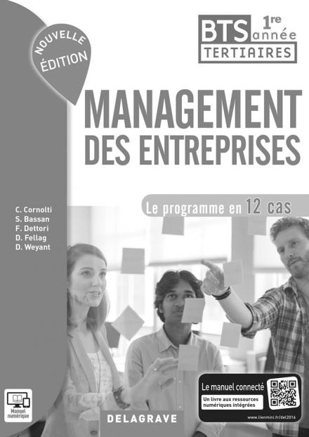 Emprunter Management des entreprises BTS tertiaires 1re année Le programme en 12 cas. Livre du professeur, Edi livre