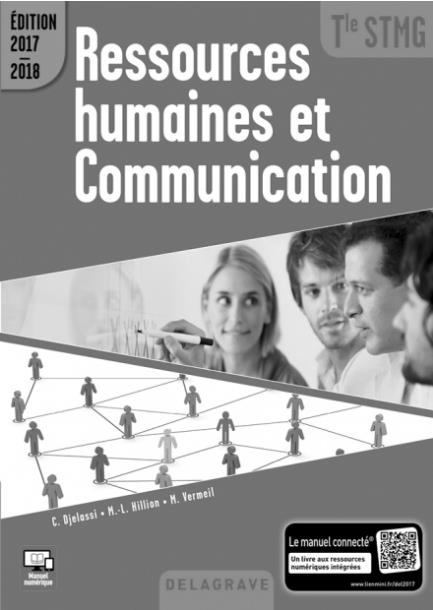 Emprunter Ressources humaines et communication Tle STMG. Livre du professeur, Edition 2017-2018 livre