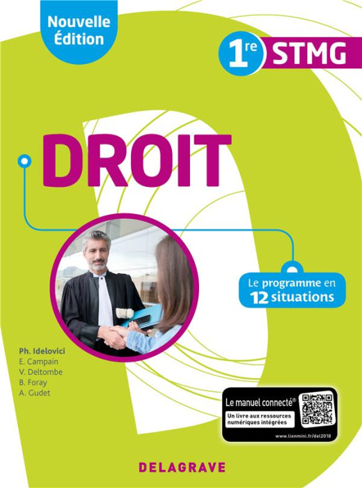 Emprunter Droit 1re STMG. Pochette élève, Edition 2018 livre