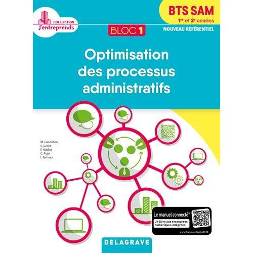 Emprunter Bloc 1 - Optimisation des processus administratifs BTS SAM 1re & 2e année. Pochette élève, Edition livre