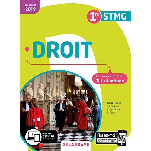 Emprunter Droit 1re STMG. Le programme en 10 situations, Edition 2019 livre