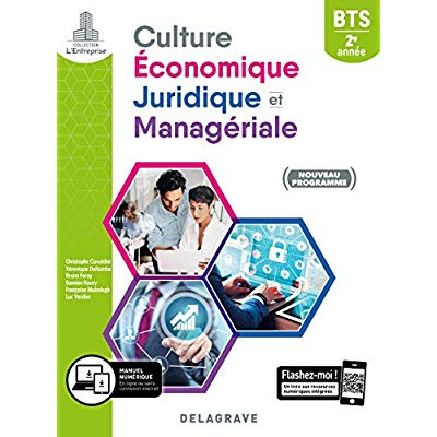 Emprunter Culture économique, juridique et managériale BTS 2e année L'entreprise. Pochette élève, Edition 2019 livre