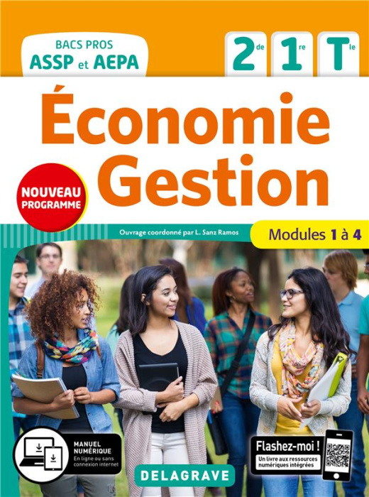 Emprunter Economie Gestion 2de 1re Tle Bacs Pros ASSP et AEPA. Modules 1 à 4, Edition 2020 livre