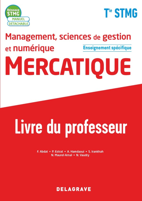 Emprunter Management, sciences de gestion et numérique Mercatique Tle STMG enseignement spécifique. Livre du p livre