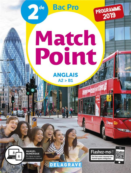 Emprunter Anglais 2de Bac pro Match point. Pochette élève, Edition 2019 livre