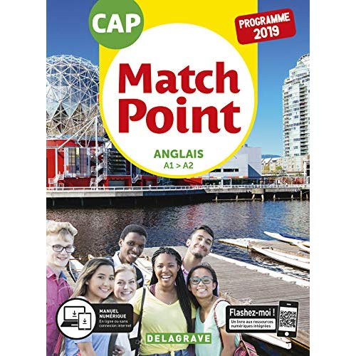 Emprunter Anglais CAP A1>A2 Match Point. Pochette élève, Edition 2019 livre