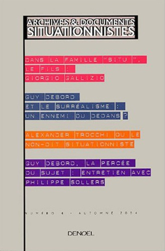 Emprunter Archives et documents situationnistes N° 4 livre