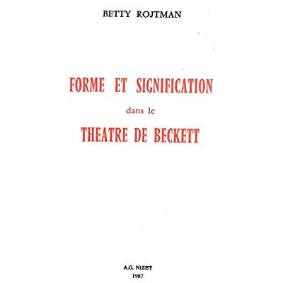 Emprunter Forme et signification dans le théâtre de Beckett livre