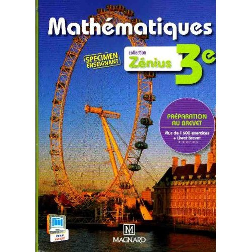 Emprunter Mathématiques 3e. Manuel élève, Edition 2014 livre
